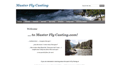 Desktop Screenshot of masterflycasting.com