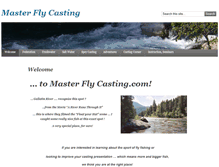 Tablet Screenshot of masterflycasting.com